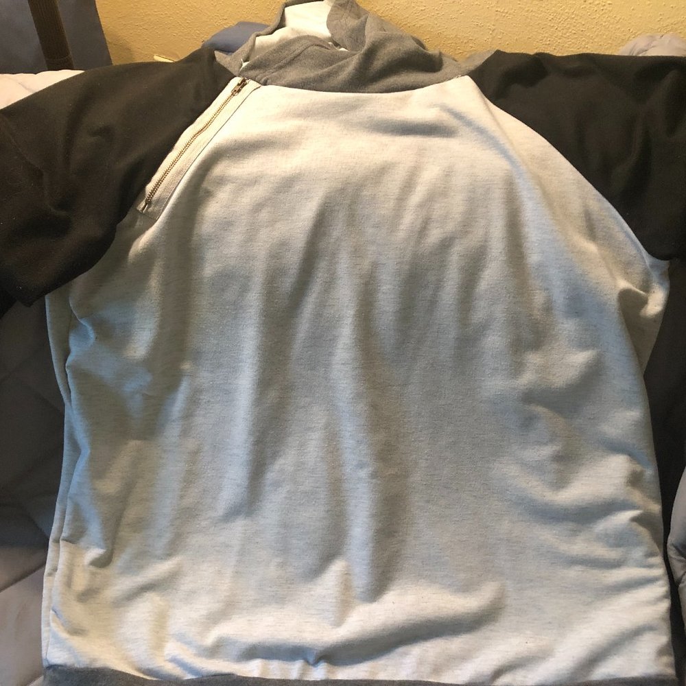 Stylish Black and Gray Sweatshirt